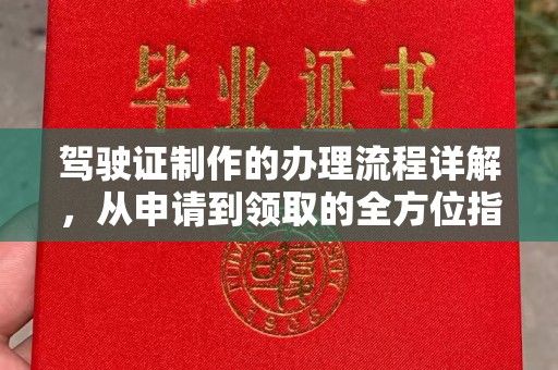 普格驾驶证制作的办理流程详解，从申请到领取的全方位指南